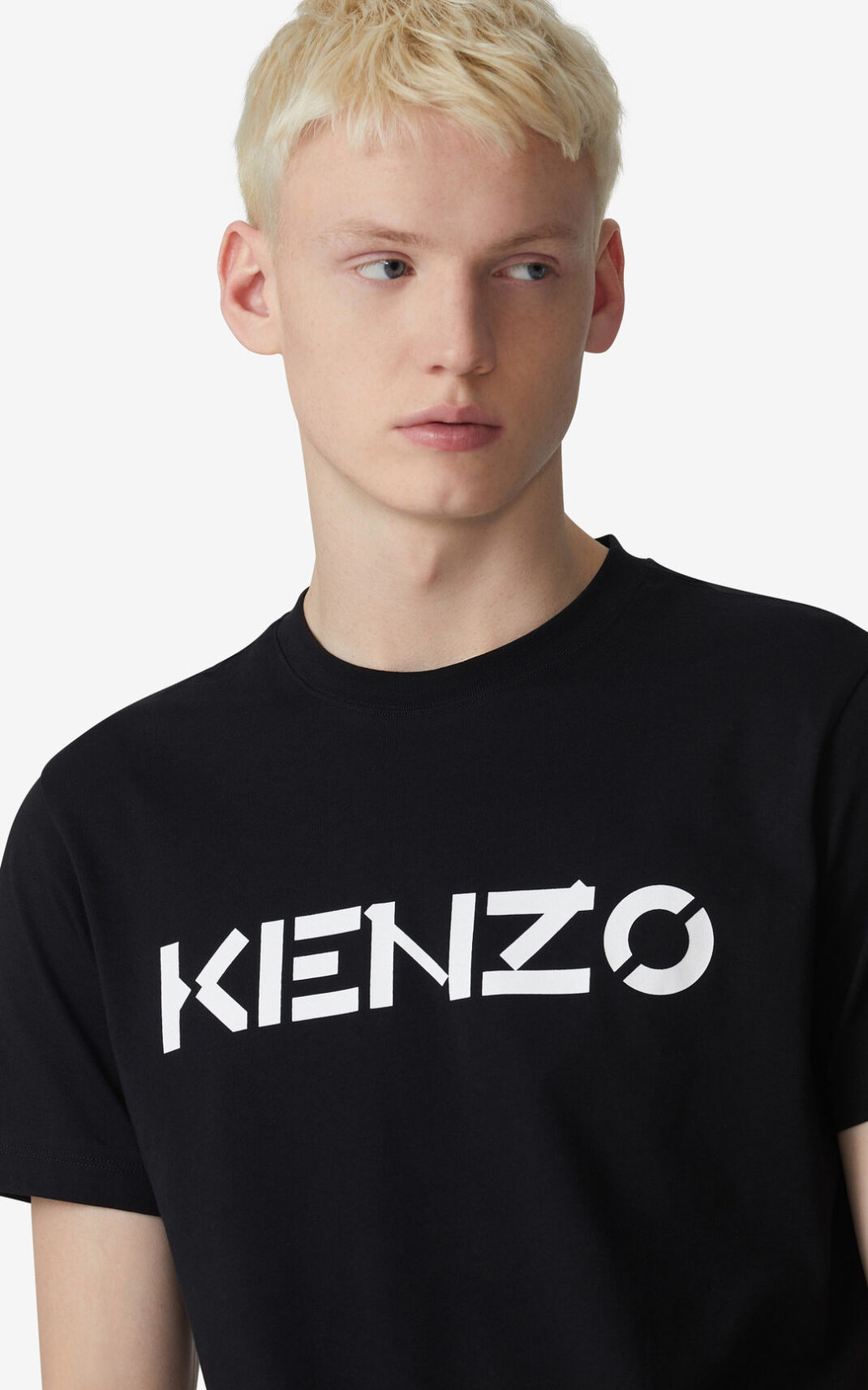 Kenzo Logo T-shirts Herre - Sort DK-728757